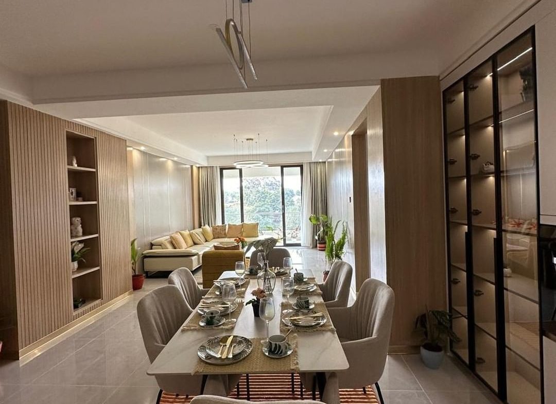 Modern 2 and 3 Bedroom Apartments for Sale in Riverside. Has a gym, swimming pool, lifts, CCTV and Borehole water. Asking price: From Ksh 13.5M. Musilli Homes