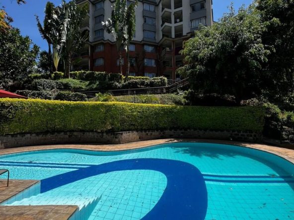 Modern 3 Bedroom Plus DSQ Apartment For Sale in Westlands. Has a manster ensuite, swimming pool, and ample parking. Asking price: Ksh 35M. Musilli Homes