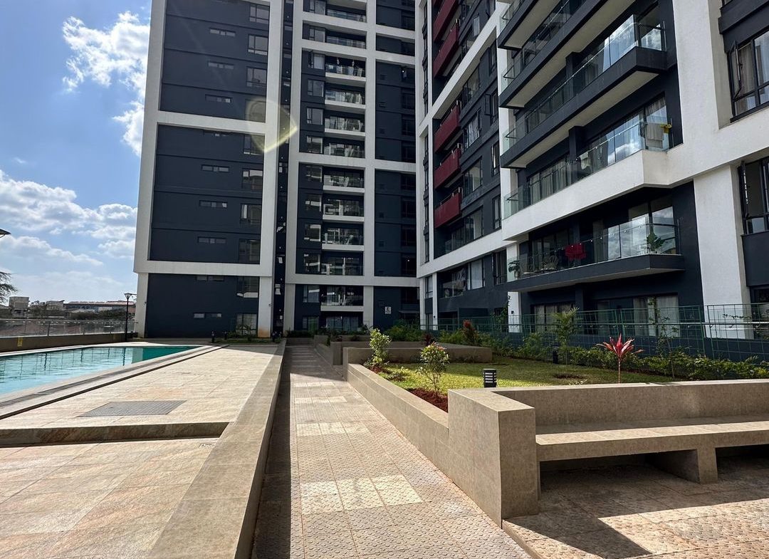 Modern 2 Bedroom Apartment for Sale in South C. Has a swimming pool, fully equipped gym, kids play area and an open park. Asking price: Ksh 12M. Musilli Homes