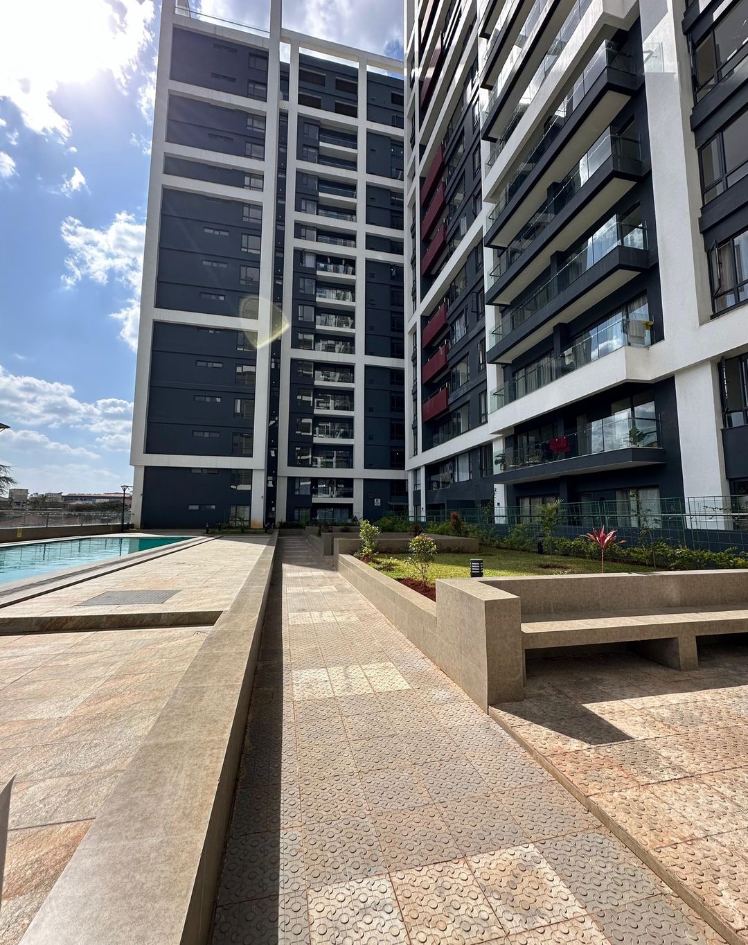 Modern 2 Bedroom Apartment for Sale in South C. Has a swimming pool, fully equipped gym, kids play area and an open park. Asking price: Ksh 12M. Musilli Homes