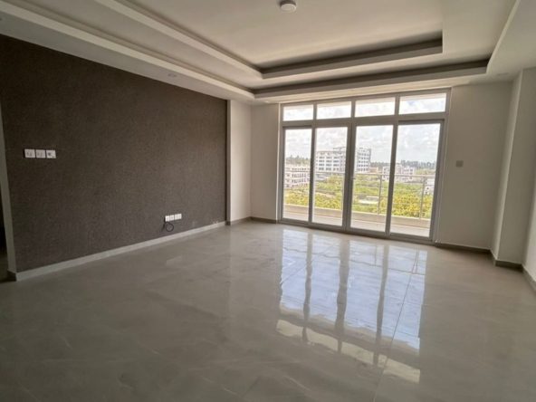 Modern 3 Bedroom Apartment for Sale in Nyali. Has a closed kitchen, blacony, swimming pool, gym and Lift. Sale price: Ksh. 25M.Musilli Homes