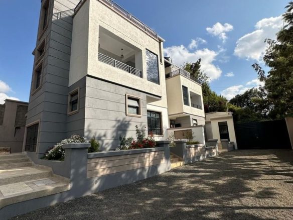 Modern 4 Bedroom Semi Detached Villas for Sale/Let in Ngong, Kibiko with closed kitchen with a pantry, garden,and in a gated community. Sale price: Ksh. 20M. Musilli Homes.