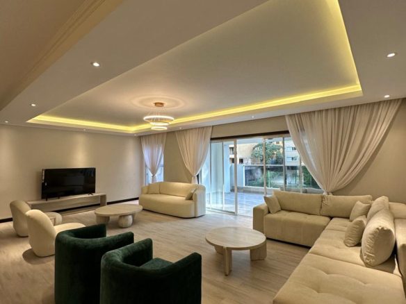 Pearl Rivers Apartments with a 3 bedroom apartment plus DSQ for sale. Has modern finishes and spacious living areas. Sale: Ksh 40Milllion.Musilli Homes
